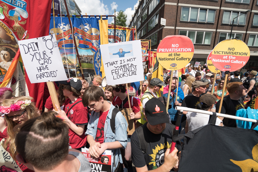 National Gallery strikers