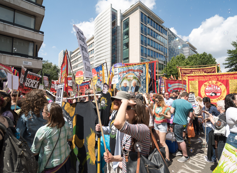 Union banners